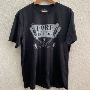 Fore Our Fathers Kastlfel Black Short Sleeve T-Shirt Large Black Sustainable